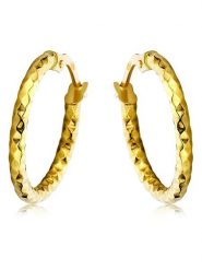 Diamant Exquis Złote kolczyki-kreole rozmiar: onesize. Żółte kolczyki Diamant Exquis, złote. Za 1,187.99 zł.