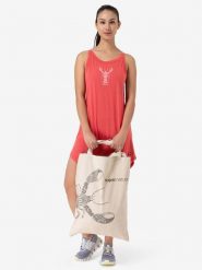 Super.natural Sukienka "Relax Lobster" w kolorze czerwonym rozmiar: M. Czerwone sukienki super.natural, m, bez wzorów, z wełny, bez kołnierzyka, bez ramiączek, mini. Za 173.99 zł.