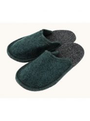 Kitz-pichler Wełniane kapcie "Hubi" w kolorze zielonym rozmiar: 37. Zielone kapcie kitz-pichler, bez wzorów, z materiału. Za 60.99 zł.