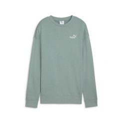Damska luźna bluza z okrągłym dekoltem i małym logo No.1 ESS PUMA Green Moon. Zielone bluzy Puma, xs, bez wzorów, bez kaptura, do biegania. W wyprzedaży za 139.00 zł.