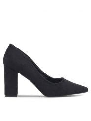 JENNY Czółenka MERLIN WS20919-01 Czarny. Czarne czółenka Jenny, bez wzorów, z materiału, bez obcasa, bez zapięcia. Za 139.99 zł.