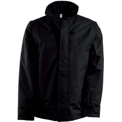 Kurtka z odpinanymi rękawami Kariban Factory. Czarne kurtki KARIBAN, uniwersalny, bez wzorów, z poliesteru, eleganckie, bez kaptura. Za 395.00 zł.