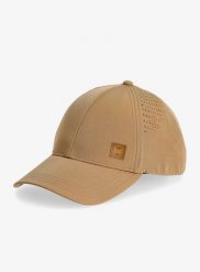 Czapka z daszkiem Buff Summit Cap. Brązowe czapki z daszkiem Buff, bez wzorów, z elastanu, wakacyjne. Za 130.99 zł.