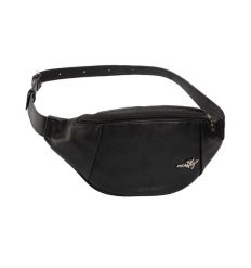 Damska nerka elegancka z metalowymi detalami – czarna Meatfly. Czarne nerki i saszetki Meatfly, bez wzorów, z materiału, eleganckie, bez dodatków. Za 152.99 zł.