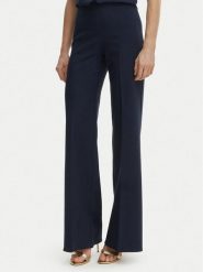 Rinascimento Spodnie palazzo CFC0127878003 Granatowy Wide Leg. Niebieskie spodnie materiałowe Rinascimento, bez wzorów, z materiału. Za 429.99 zł.