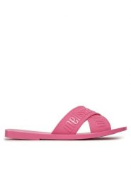 Melissa Klapki Melissa M Lover Slide Ad 35740 Różowy. Czerwone klapki Melissa, bez wzorów, z tworzywa sztucznego, bez obcasa, bez zapięcia. Za 279.99 zł.