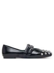 Armani Exchange Baleriny XW003103 AF27459 UC001 Czarny. Czarne baleriny Armani Exchange, bez wzorów, ze skóry, bez obcasa, bez zapięcia. Za 1,129.00 zł.