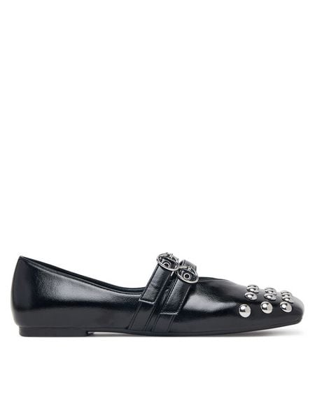 Armani Exchange Baleriny XW003103 AF27459 UC001 Czarny. Czarne baleriny Armani Exchange, bez wzorów, ze skóry, bez obcasa, bez zapięcia. Za 1,129.00 zł.