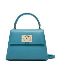 Furla Torebka 1927 WB00109 ARE000 TR400 Niebieski. Niebieskie torebki klasyczne Furla, bez wzorów, ze skóry, bez dodatków. Za 1,859.00 zł.