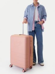 Reebok Walizka duża CEO-RBK-WAL-011-L Różowy. Czerwone walizki Reebok, duże. Za 349.99 zł.