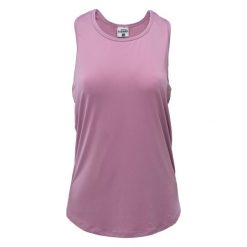 Damski tank top Martes Essentials Amio. Fioletowe topy MARTES ESSENTIALS, bez wzorów, eleganckie, bez kołnierzyka, bez ramiączek. Za 41.08 zł.