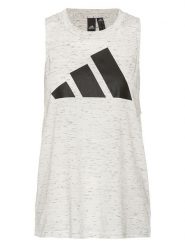 Adidas Top "Winners 2.0" w kolorze białym rozmiar: XS. Białe topy adidas, xs, bez wzorów, z bawełny, bez kołnierzyka, bez ramiączek. Za 52.92 zł.