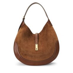 Torebka Polo Ralph Lauren. Brązowe torebki klasyczne Polo Ralph Lauren, bez wzorów, bez dodatków. Za 3,599.00 zł.
