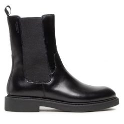 Sztyblety Vagabond Shoemakers. Czarne botki Vagabond Shoemakers, bez wzorów, bez obcasa, na płaskiej podeszwie, bez zapięcia. Za 529.99 zł.