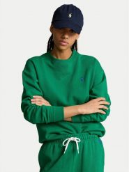 Polo Ralph Lauren Bluza 211943006011 Zielony Relaxed Fit. Zielone bluzy Polo Ralph Lauren, xs, bez wzorów, z bawełny, bez ramiączek, bez kaptura. Za 769.99 zł.