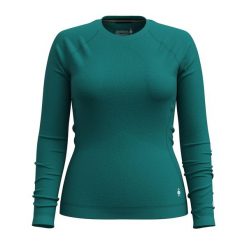 Longsleeve termoaktywny damski Smartwool Merino 250 Baselayer Crew Boxed. Zielone bielizna termoaktywna damska Smartwool, bez wzorów, bez ramiączek. Za 419.99 zł.