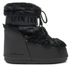Śniegowce Moon Boot. Czarne śniegowce Moon Boot, bez wzorów, bez zapięcia. Za 1,129.00 zł.