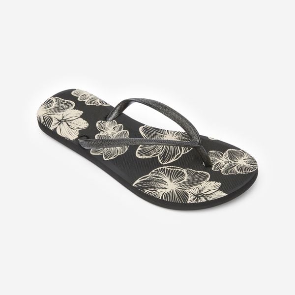 Japonki damskie Decathlon 500 Tiare. Brązowe japonki Decathlon, bez wzorów. Za 39.99 zł.