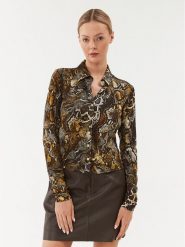 Just Cavalli Bluzka 75PAL228 Żółty Slim Fit. Żółte bluzki Just Cavalli, bez wzorów, z wiskozy, bez kołnierzyka, bez ramiączek. Za 609.99 zł.