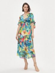 Liu Jo Sukienka codzienna CA4359 TS017 Kolorowy Regular Fit. Sukienki Liu Jo, na co dzień, bez wzorów, z syntetyku, bez kołnierzyka, bez ramiączek, proste. Za 629.99 zł.