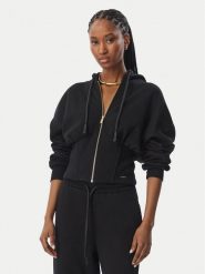 Just Cavalli Bluza 81PAIE22 CF102 Czarny Regular Fit. Czarne bluzy Just Cavalli, m, bez wzorów, bez kaptura. Za 1,179.00 zł.