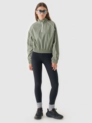 4F Legginsy dzianinowe damskie - czarne XS. Czarne legginsy 4f, bez wzorów, z dzianiny, sportowe. W wyprzedaży za 59.99 zł.