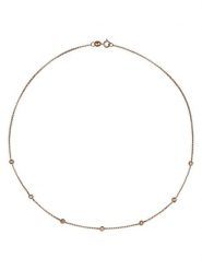 Maison héritage PARIS Złoty naszyjnik z diamentami - dł 40 cm rozmiar: onesize. Żółte naszyjniki maison héritage PARIS, z materiału, z diamentem, złote. Za 2,174.99 zł.