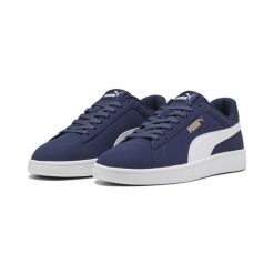 Buty Dorosły Puma Smash 3.0 Buck niebieski. Niebieskie buty do biegania Puma, bez wzorów, bez zapięcia, do biegania. W wyprzedaży za 209.00 zł.
