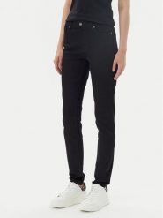 Guess Jeansy W4YA92 D5DL1 Czarny Skinny Fit. Czarne jeansy Guess, z aplikacjami, z bawełny. Za 399.99 zł.