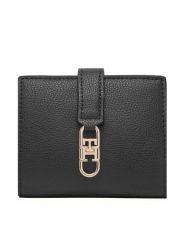 Tommy Hilfiger Portfel Th Libre Bifold AW0AW18934 Czarny. Czarne portfele Tommy Hilfiger, bez wzorów, ze skóry. Za 269.99 zł.