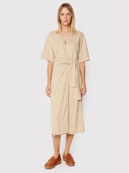 InWear Sukienka codzienna Jail 30107312 Beżowy Loose Fit. Brązowe sukienki InWear, na co dzień, m, bez wzorów, z syntetyku, bez kołnierzyka, bez ramiączek, proste. Za 669.99 zł.