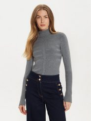 Morgan Golf 132-MENTOS.M Szary Slim Fit. Szare swetry Morgan, m, bez wzorów, z wiskozy, bez ramiączek. Za 69.99 zł.