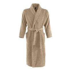 Szlafrok Pałacowy Unisex Dla Dorosłych. Brązowe szlafroki damskie SOL'S, l, z aplikacjami, z bawełny, bez ramiączek, długie. Za 399.99 zł.