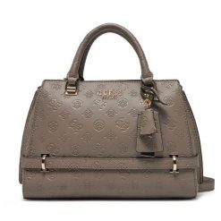 Torebka Guess. Brązowe torebki klasyczne Guess, z aplikacjami, bez dodatków. Za 349.99 zł.