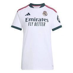 Koszulka domowa damska Real Madrid 2026/27. Białe t-shirty sportowe adidas, l, bez wzorów, z materiału, bez ramiączek, na fitness i siłownię. Za 423.00 zł.