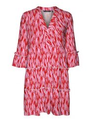 Vero Moda Sukienka w kolorze jasnoróżowo-różowym rozmiar: XL. Różowe sukienki Vero Moda, xl, bez wzorów, z wiskozy, bez kołnierzyka, bez ramiączek, mini. Za 101.47 zł.