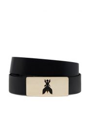 Patrizia Pepe Pasek Damski 8W0059/L048-K118 Czarny. Czarne paski Patrizia Pepe, bez wzorów, ze skóry. Za 439.99 zł.
