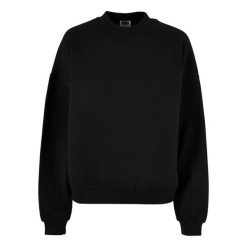 Damska bluza oversize z okrągłym dekoltem Urban Classics. Czarne bluzy bez kaptura Urban Classics, bez wzorów, bez kaptura. Za 237.00 zł.