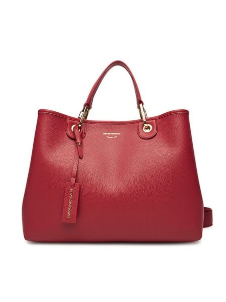 Emporio Armani Torebka EW000360 AF12036 M5068 Czerwony. Czerwone torebki klasyczne Emporio Armani, bez wzorów, ze skóry, bez dodatków. Za 839.99 zł.