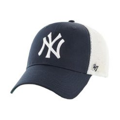 Czapka z daszkiem - Branson - New York Yankees - Regulowana - Dla dorosłych. Niebieskie czapki z daszkiem 47 Brand, bez wzorów, sportowe. Za 89.99 zł.