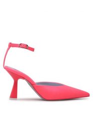 Chiara Ferragni Sandały CF3144-037 Różowy. Czerwone sandały Chiara Ferragni, bez wzorów, ze skóry, bez obcasa, na słupku, bez zapięcia. Za 1,029.00 zł.
