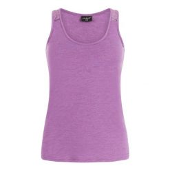 Damski tank top Protest Impulses. Fioletowe topy Protest, bez wzorów, bez kołnierzyka, bez ramiączek. Za 222.50 zł.