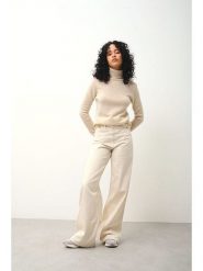 AUTHENTIC CASHMERE Kaszmirowy golf "Bise" w kolorze kremowym rozmiar: S. Brązowe swetry AUTHENTIC CASHMERE, s, bez wzorów, z kaszmiru, bez ramiączek. Za 407.45 zł.