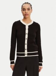 Morgan Kardigan 251-MBEYA Czarny Regular Fit. Czarne swetry Morgan, xs, bez wzorów, z syntetyku, bez ramiączek. Za 159.99 zł.