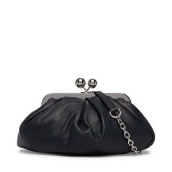 Torebka Weekend Max Mara. Niebieskie kopertówki Weekend Max Mara, bez wzorów, wizytowe, bez dodatków. Za 1,309.00 zł.