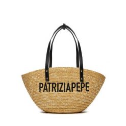 Torebka Patrizia Pepe. Brązowe torebki klasyczne Patrizia Pepe, bez wzorów, bez dodatków. Za 799.99 zł.