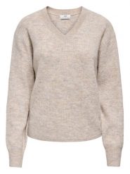 JDY Sweter w kolorze szarobrązowym rozmiar: XS. Brązowe swetry JDY, xs, bez wzorów, bez ramiączek. Za 129.95 zł.