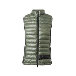 Damska ultralekka kurtka puchowa bez rękawów B Vertigo Sia. Zielone kurtki B VERTIGO, bez wzorów, z puchu, bez kaptura. Za 315.00 zł.