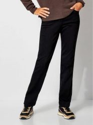 Rosner Dżinsy - Regular fit - w kolorze czarnym rozmiar: 48K. Czarne jeansy Rosner, bez wzorów, z podwyższonym stanem. Za 152.99 zł.