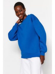 Trendyol Sweter w kolorze niebieskim rozmiar: XL. Niebieskie swetry Trendyol, xl, bez wzorów, bez ramiączek. Za 65.38 zł.